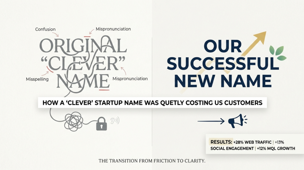 Our Clever Startup Name Was Quietly Costing Us Customers When a name stops being an asset - Sampad